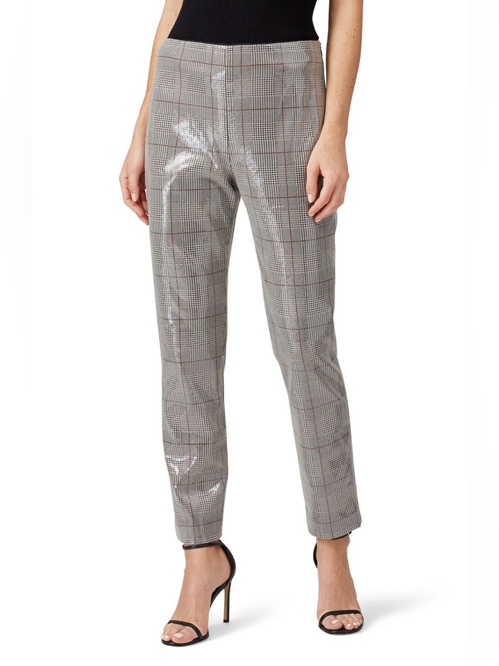 Badgley Mischka~Plaid Slim Ankle Pants~Size 6~$330~